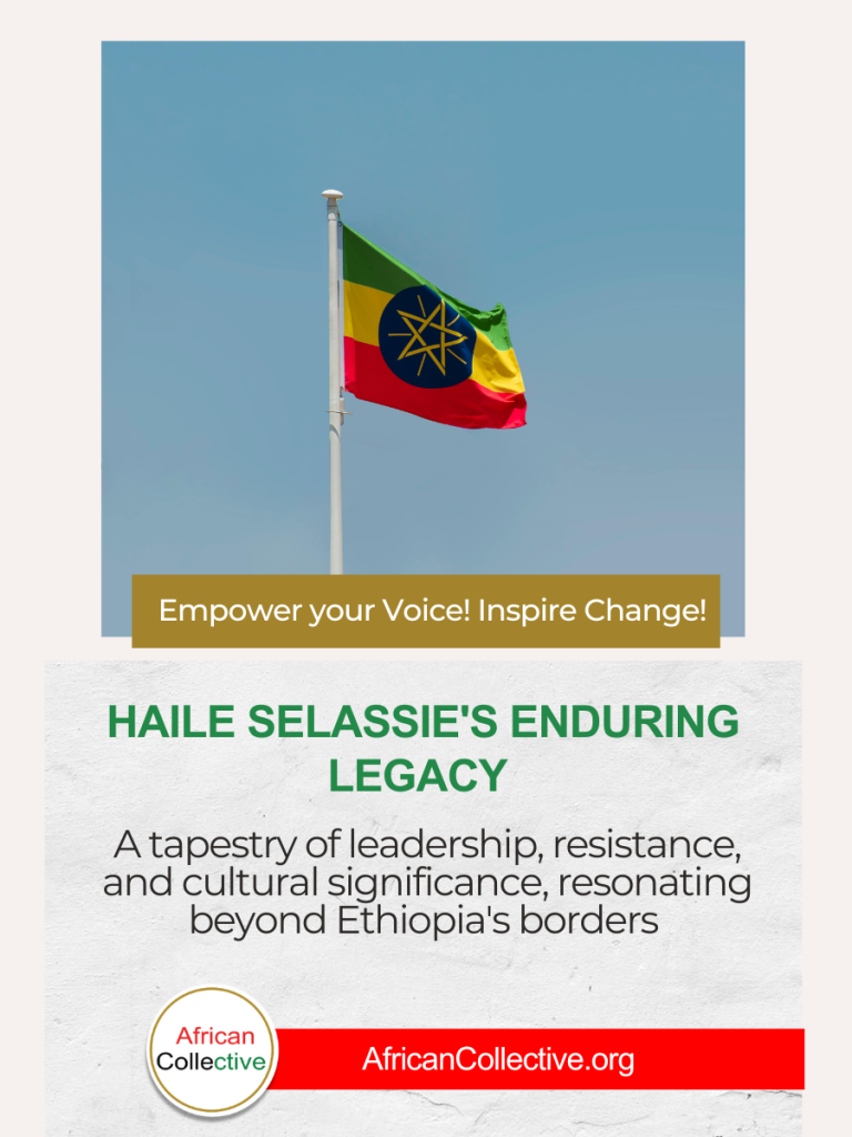 Hailé Sélassié qui a conduit l'Éthiopie à la liberté et à l'unité pour African Collective